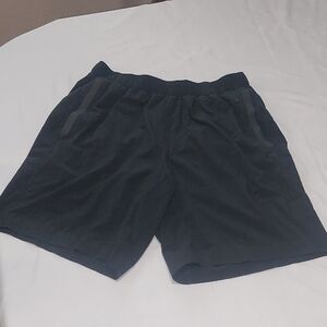 lululemon athletica Black .Athletic Shorts With Pockets .Size M .